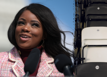 ‘Use a chair’: Jasmine Crockett invokes 2023 Montgomery brawl in college speech