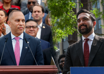 Vulnerable Democrats hammered with scathing ad handcuffing them to Mamdani, Jeffries